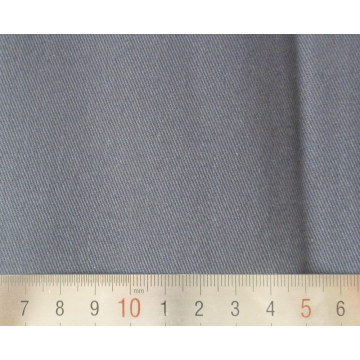 Tela tejida de algodón poliester gris